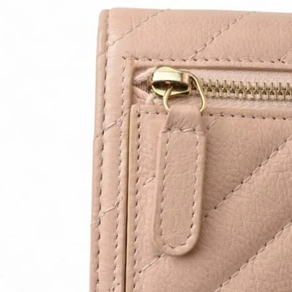 CHANEL Authentic Pink Leather Wallet - Picture 5 of 16